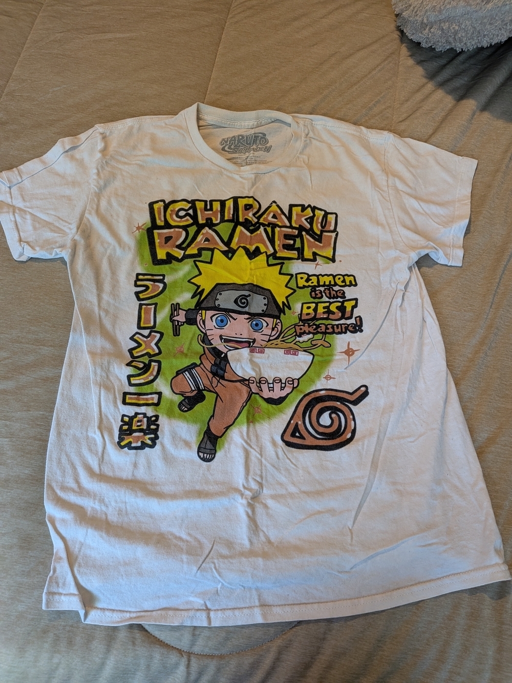 Naruto Ichiraku Ramen Graphic Tee - White